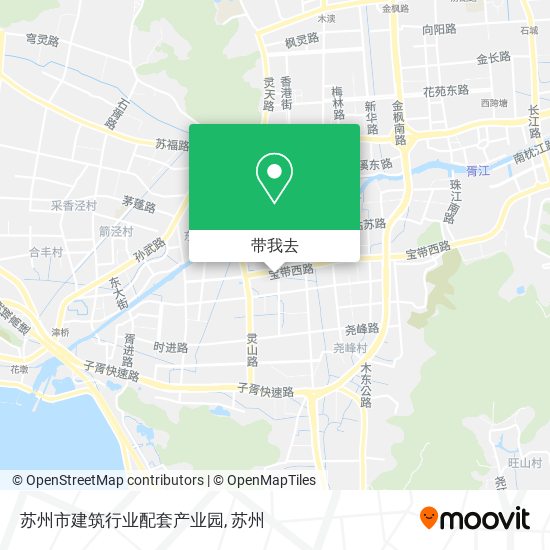 苏州市建筑行业配套产业园地图