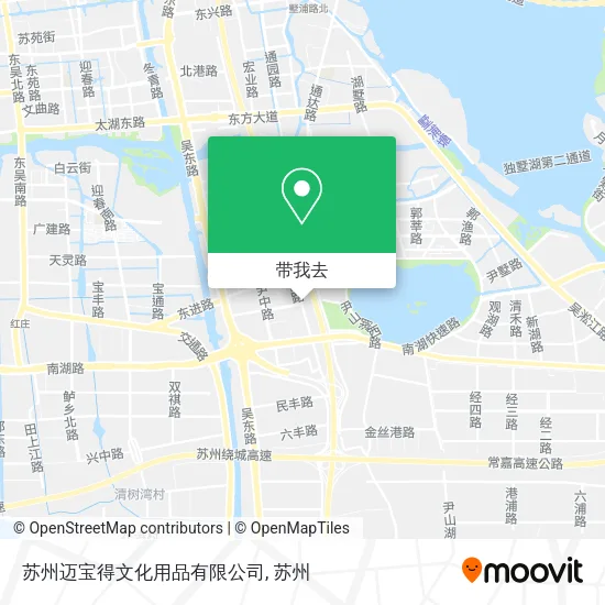 苏州迈宝得文化用品有限公司地图