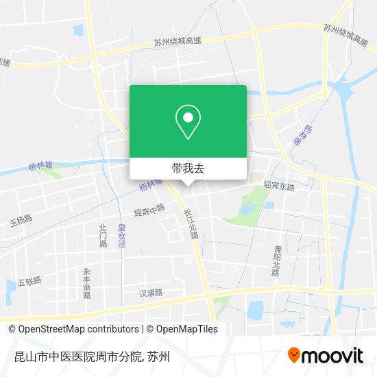 昆山市中医医院周市分院地图