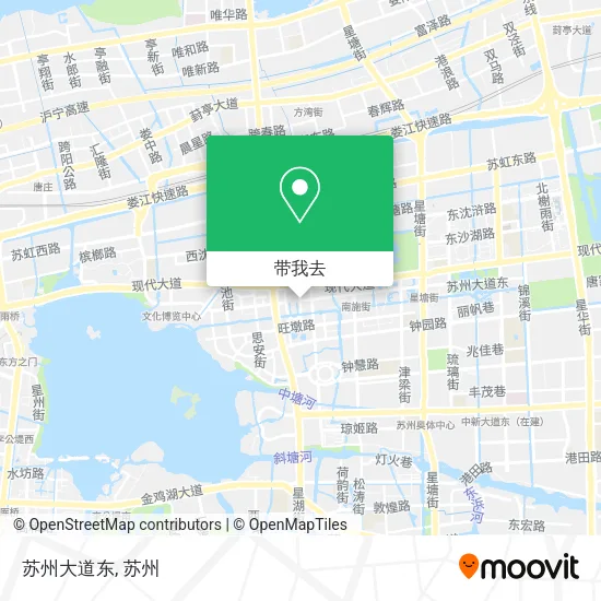苏州大道东地图