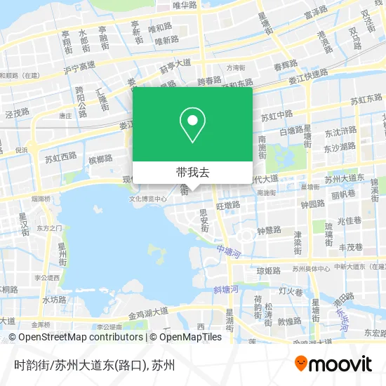 时韵街/苏州大道东(路口)地图