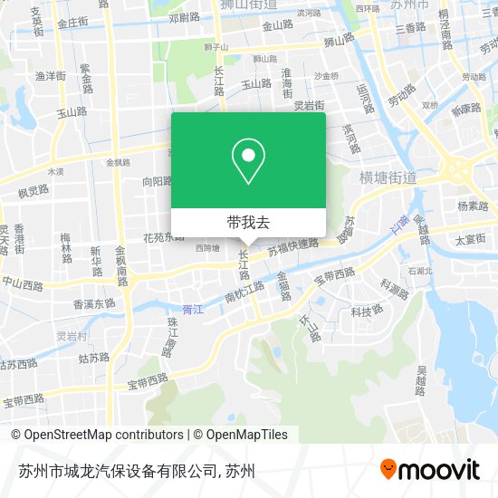 苏州市城龙汽保设备有限公司地图