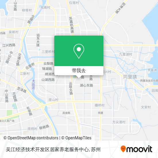 吴江经济技术开发区居家养老服务中心地图