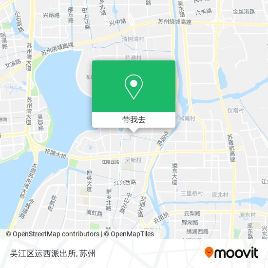 吴江区运西派出所地图
