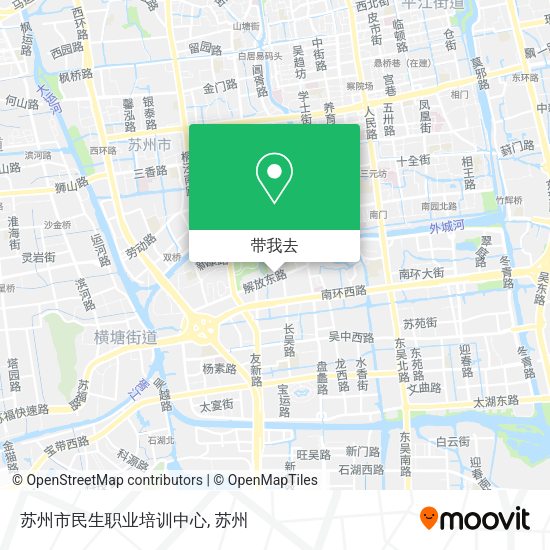 苏州市民生职业培训中心地图