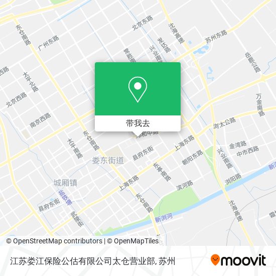 江苏娄江保险公估有限公司太仓营业部地图