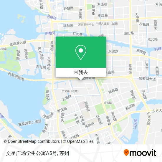 文星广场学生公寓A5号地图