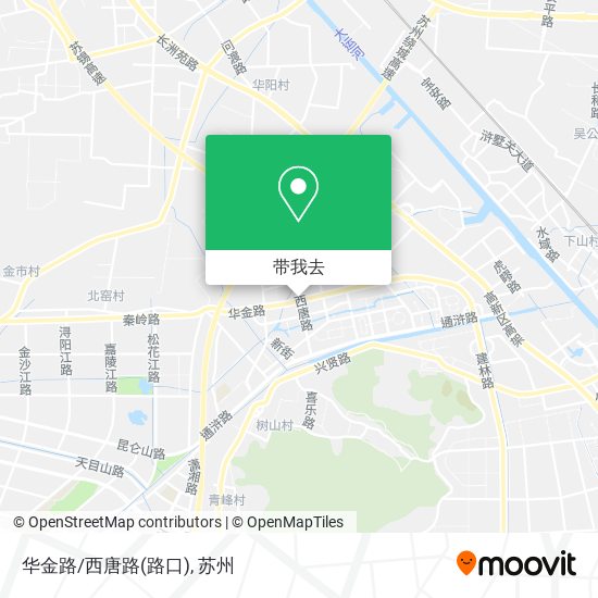 华金路/西唐路(路口)地图