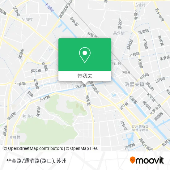 华金路/通浒路(路口)地图