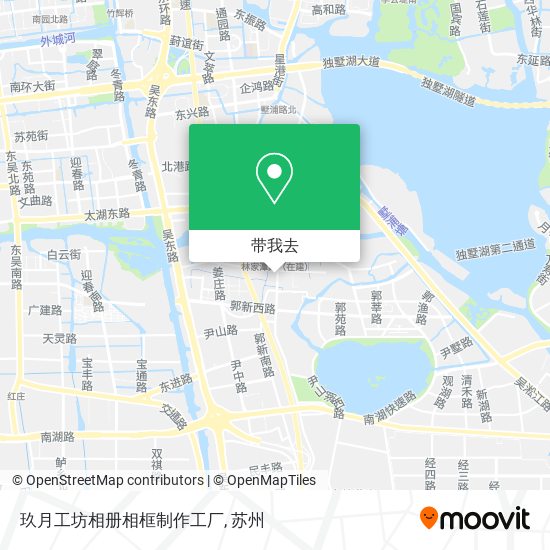 玖月工坊相册相框制作工厂地图