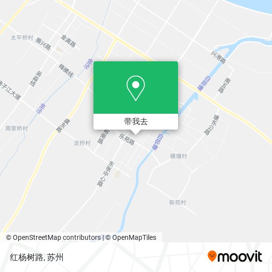 红杨树路地图