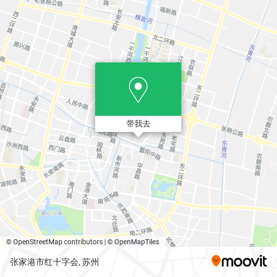 张家港市红十字会地图