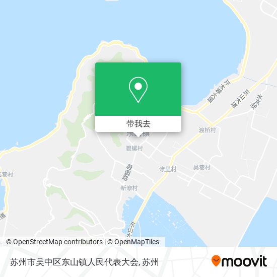 苏州市吴中区东山镇人民代表大会地图