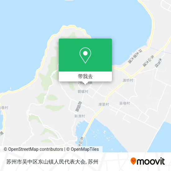 苏州市吴中区东山镇人民代表大会地图