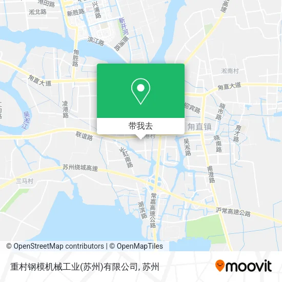 重村钢模机械工业(苏州)有限公司地图