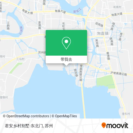 君安乡村别墅-东北门地图