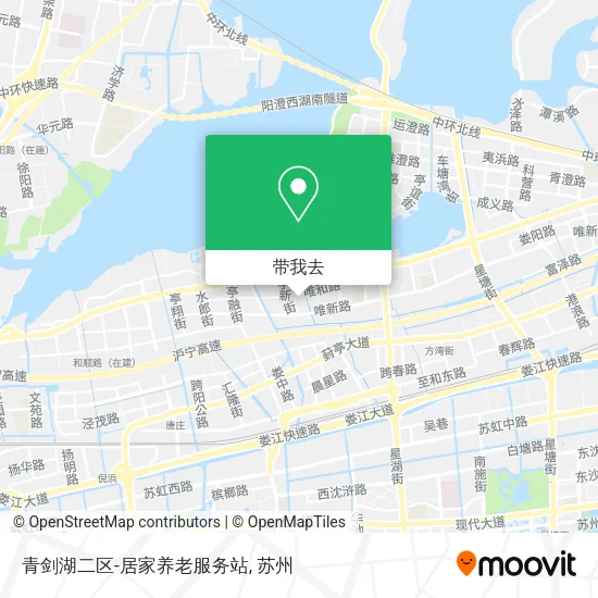 青剑湖二区-居家养老服务站地图
