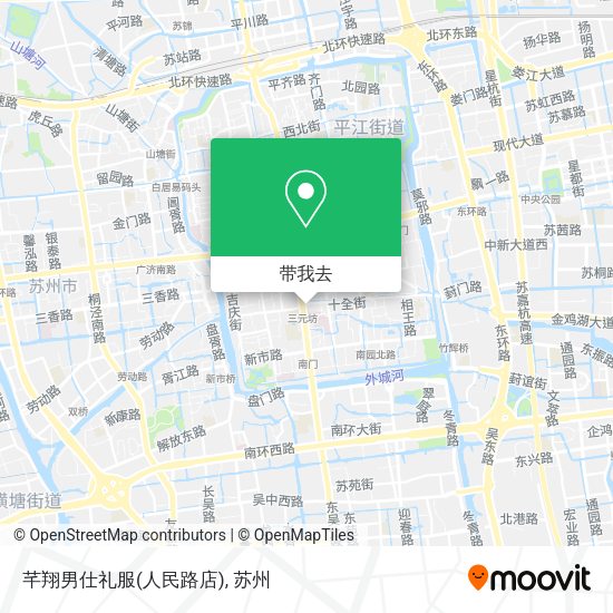 芊翔男仕礼服(人民路店)地图