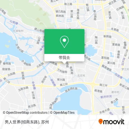 男人世界(招商东路)地图