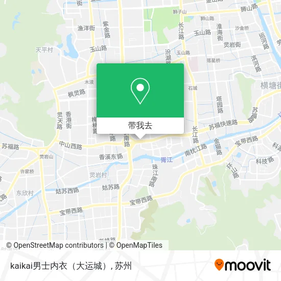 kaikai男士内衣（大运城）地图