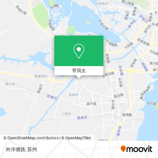 外洋塘路地图