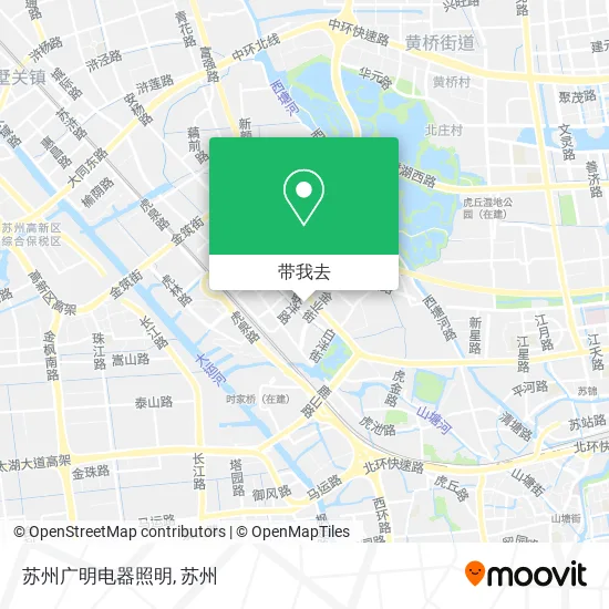 苏州广明电器照明地图