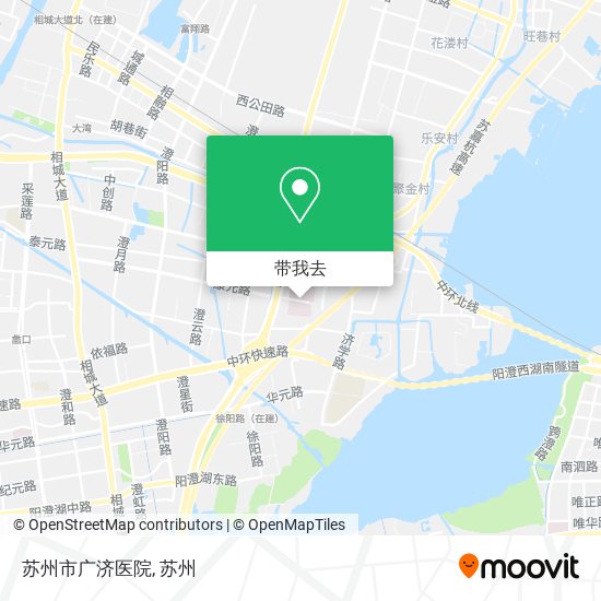 苏州市广济医院地图