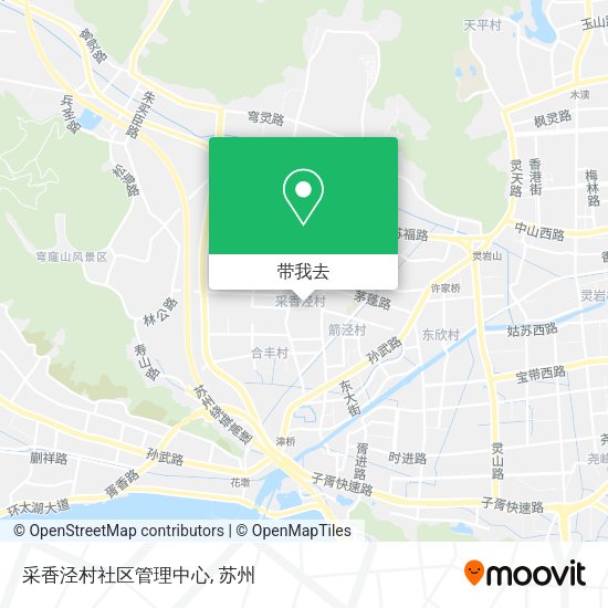 采香泾村社区管理中心地图