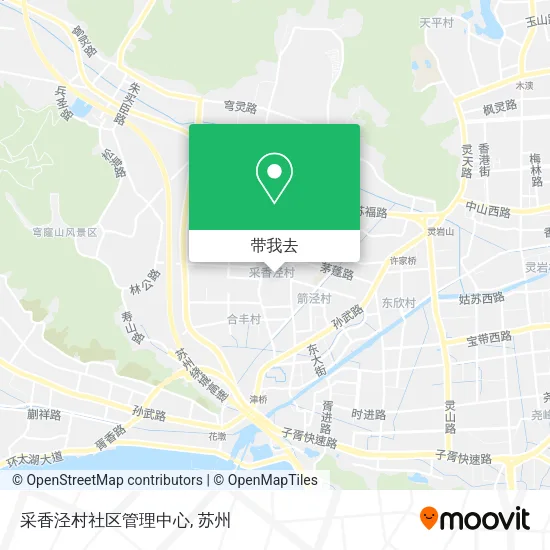 采香泾村社区管理中心地图