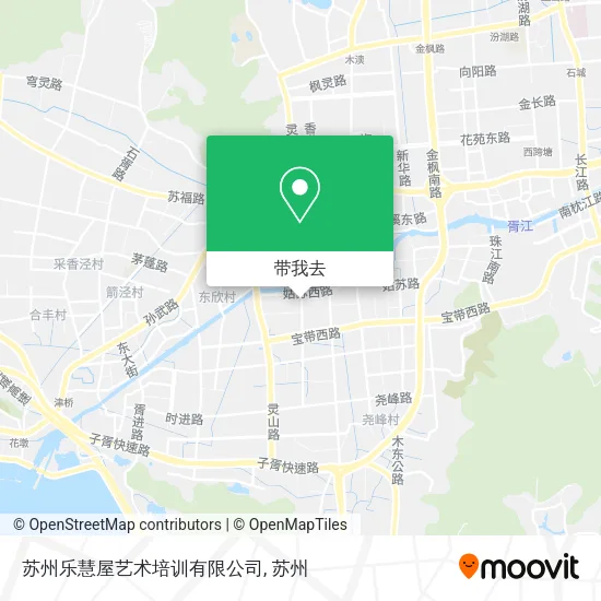 苏州乐慧屋艺术培训有限公司地图