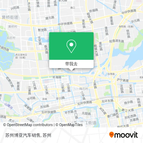 苏州博亚汽车销售地图