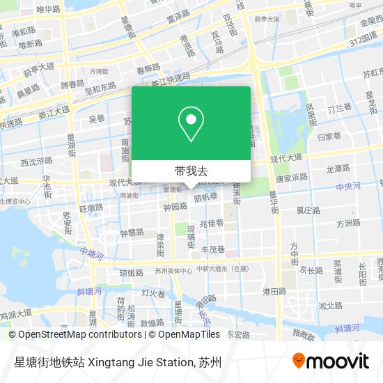 星塘街地铁站 Xingtang Jie Station地图