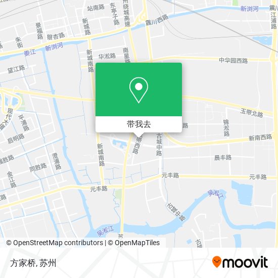 方家桥地图