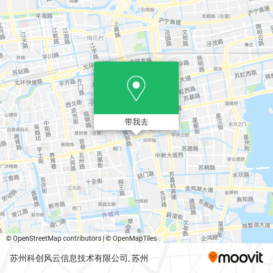 苏州科创风云信息技术有限公司地图