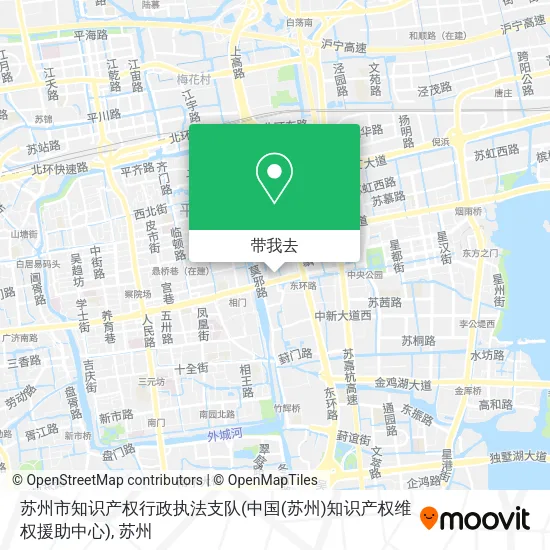 苏州市知识产权行政执法支队(中国(苏州)知识产权维权援助中心)地图