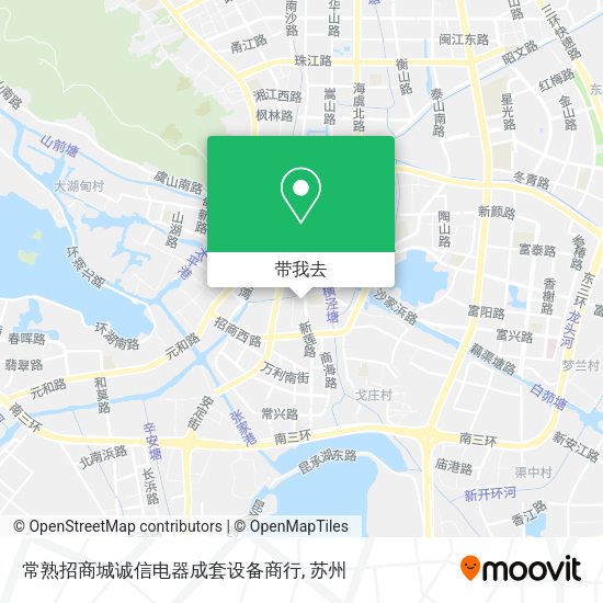 常熟招商城诚信电器成套设备商行地图