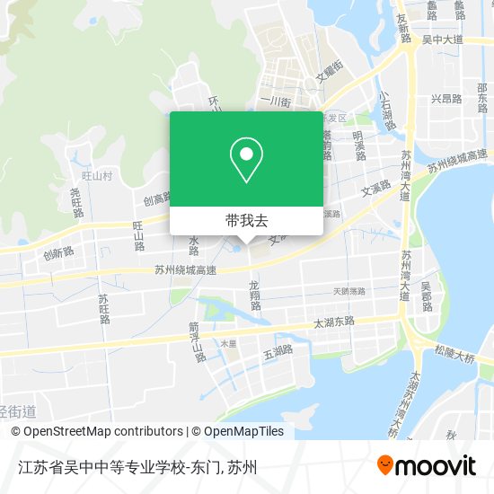 江苏省吴中中等专业学校-东门地图