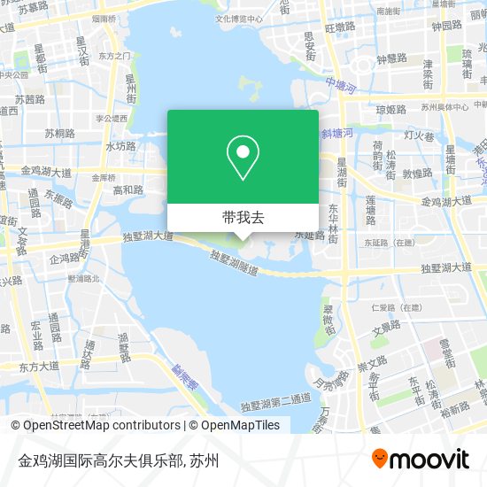 金鸡湖国际高尔夫俱乐部地图