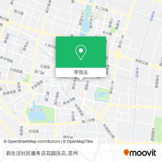 易生活社区服务店花园浜店地图