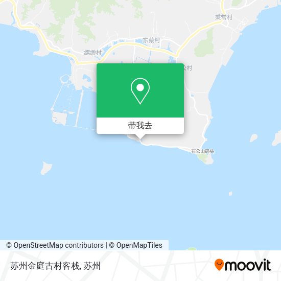 苏州金庭古村客栈地图