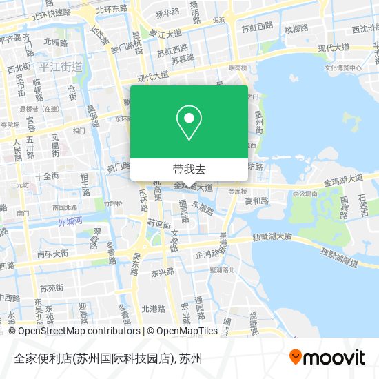 全家便利店(苏州国际科技园店)地图