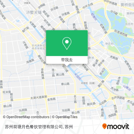 苏州荷塘月色餐饮管理有限公司地图