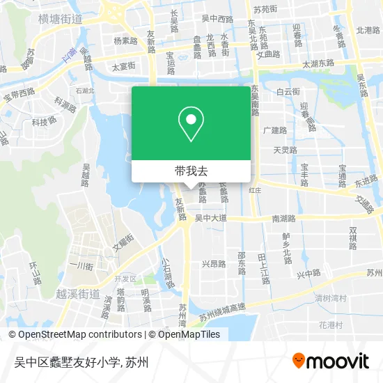 吴中区蠡墅友好小学地图
