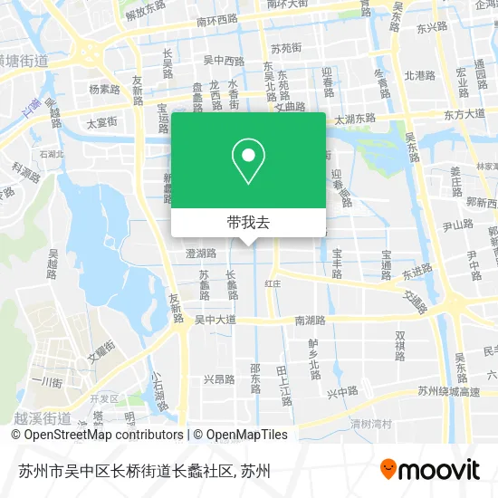 苏州市吴中区长桥街道长蠡社区地图