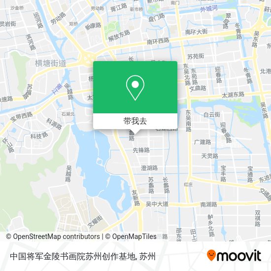 中国将军金陵书画院苏州创作基地地图