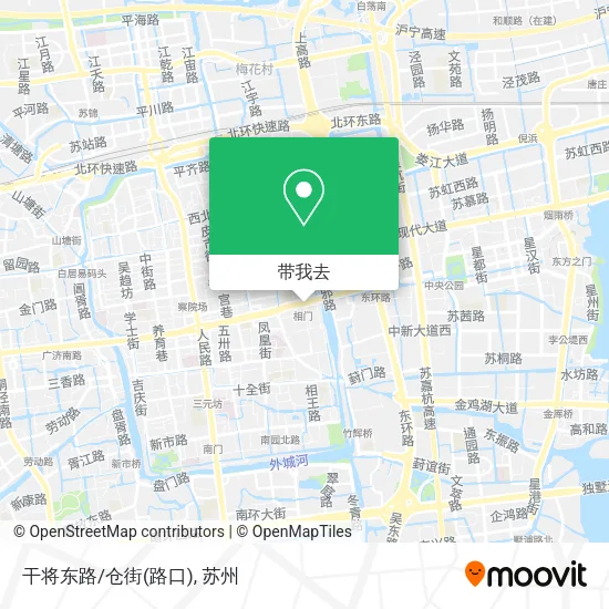 干将东路/仓街(路口)地图