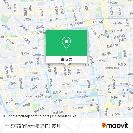 干将东路/邵磨针巷(路口)地图