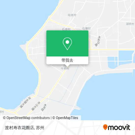 渡村寿衣花圈店地图