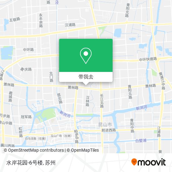 水岸花园-6号楼地图
