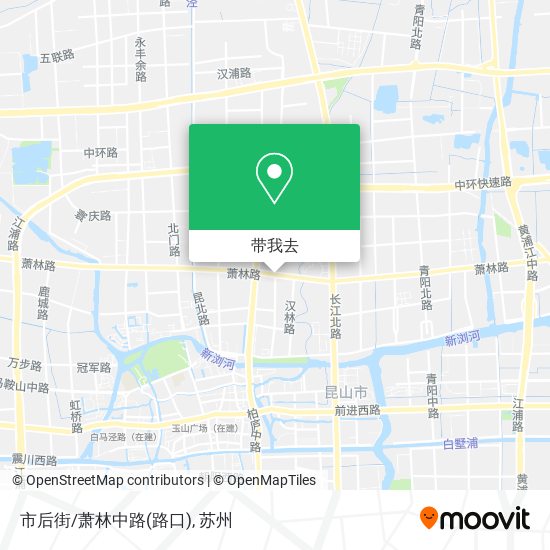 市后街/萧林中路(路口)地图